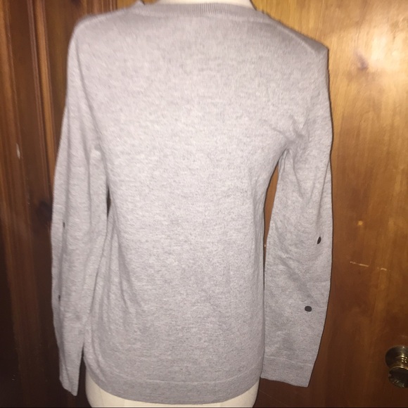 J.crew grey polka dot sweater small Jcrew - Picture 2 of 3